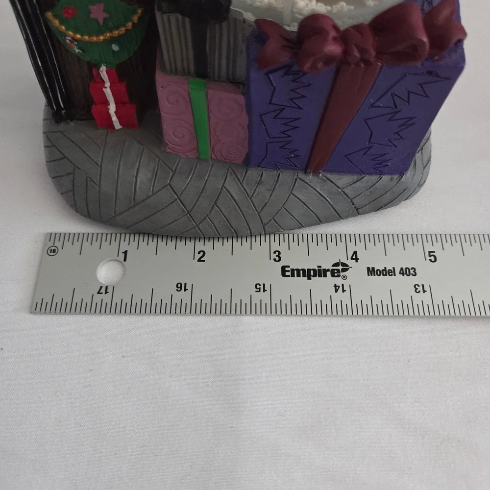 Disney Nightmare Before Christmas Jack Skellington Zero Musical Snow Globe 6in
